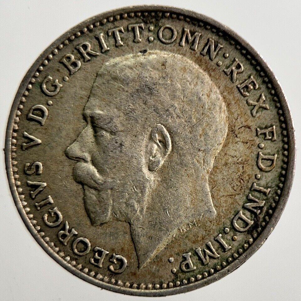 1921 George V Threepence Silver Coin | Very High Grade | a3713
