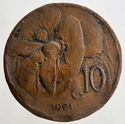 1921 Italy 10 Centesimi Coin | Collectable Grade