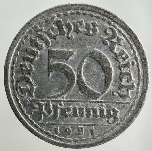 1921 Germany 50 Pfennig Coin | Collectable Grade
