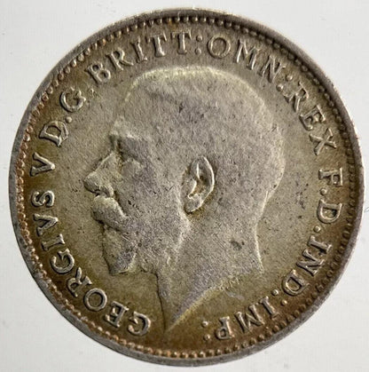 1921 George V Threepence Silver Coin | Very High Grade | a5480