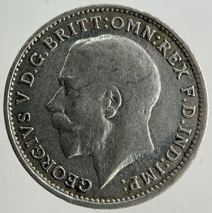 1921 George V Threepence Silver Coin | Fine Collectable Grade