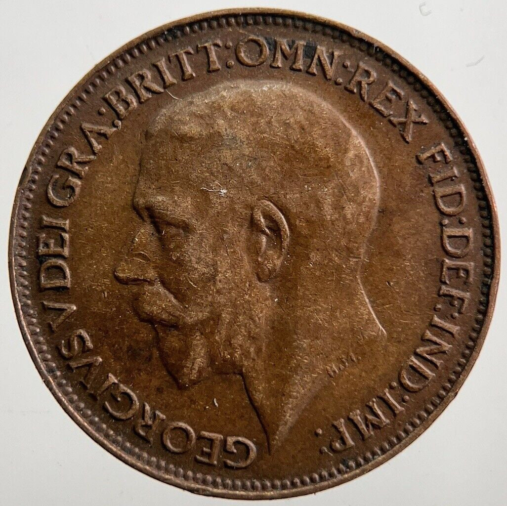1922 George V Farthing Coin | Fine Collectable Grade | a7193