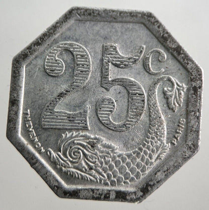 1922 France Rochelle 25 Cents Centimes Coin | Collectable Grade