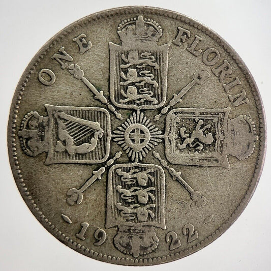 1922 George V Florin Silver Coin | Collectable Grade