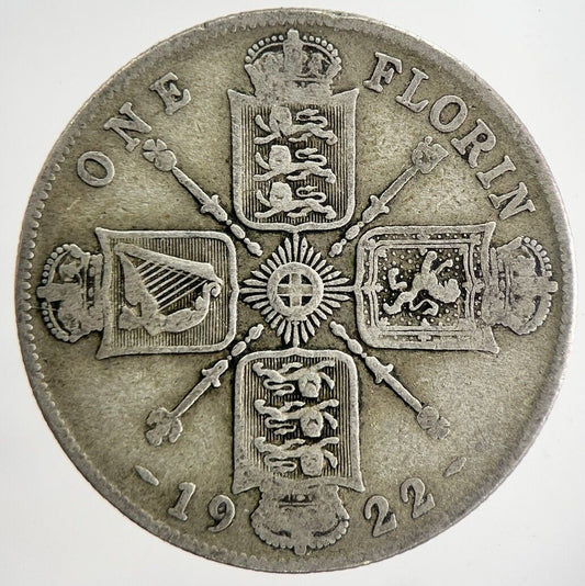 1922 George V Florin Silver Coin | Collectable Grade