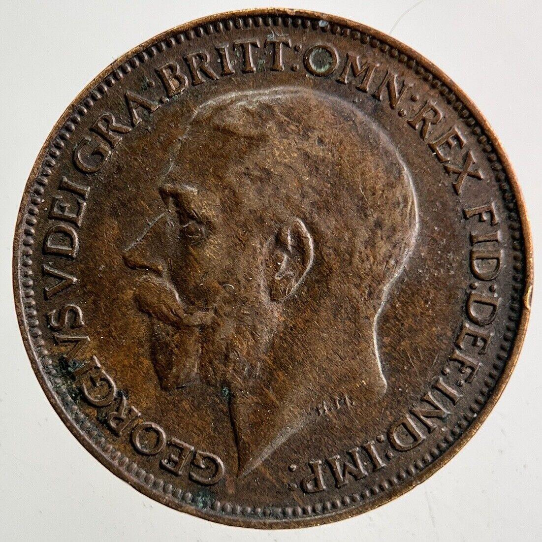 1922 George V Farthing Coin | Very High Grade