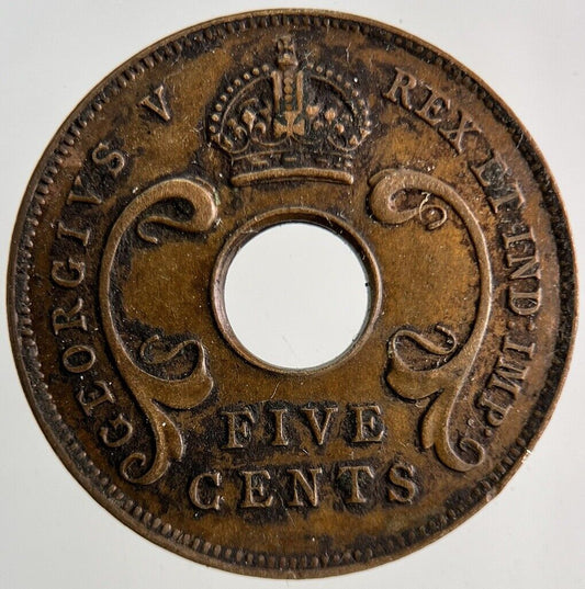1922 East Africa 5 Cents Coin | Very High Grade