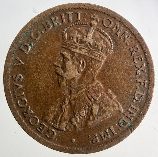 1922 Australia Half-Penny Coin | Fine Collectable Grade