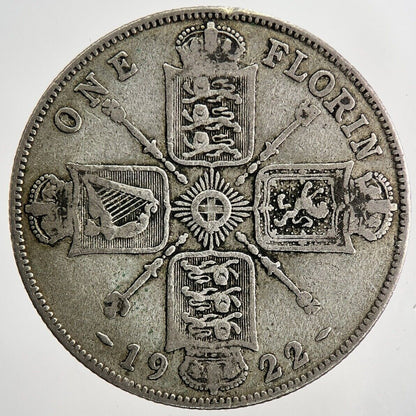 1922 George V Florin Silver Coin | Collectable Grade | a7884
