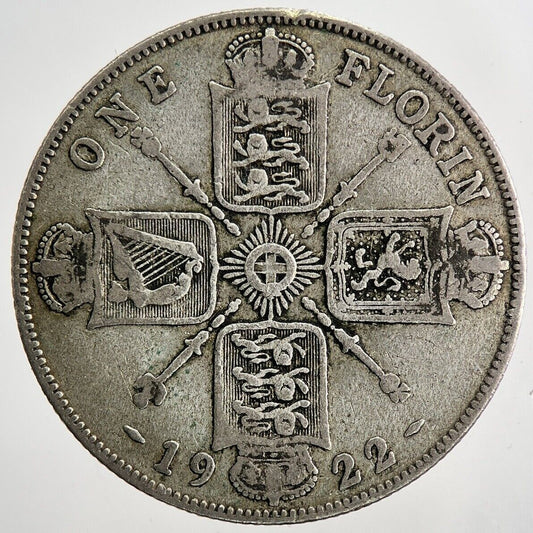 1922 George V Florin Silver Coin | Collectable Grade | a7884