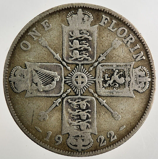 1922 George V Florin Silver Coin | Collectable Grade | a8130