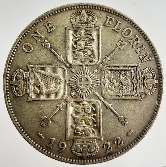1922 George V Florin Silver Coin | Very High Grade | a8118