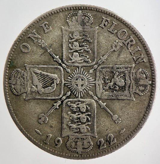 1922 George V Florin Silver Coin | Collectable Grade