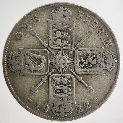 1922 George V Florin Silver Coin | Collectable Grade