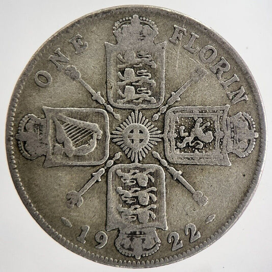 1922 George V Florin Silver Coin | Collectable Grade