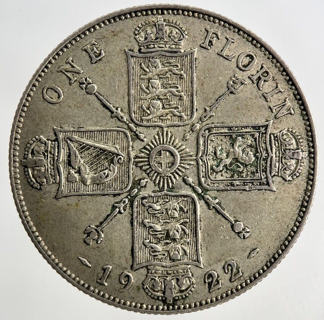 1922 George V Florin Silver Coin | Very High Grade