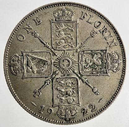 1922 George V Florin Silver Coin | Very High Grade
