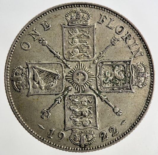 1922 George V Florin Silver Coin | Very High Grade