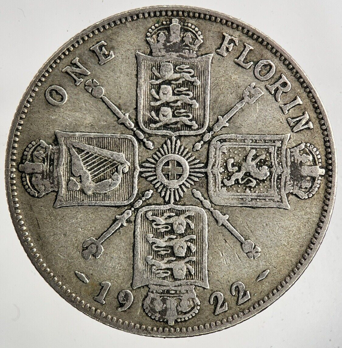 1922 George V Florin Silver Coin | Fine Collectable Grade