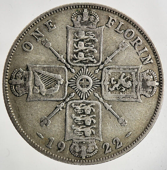 1922 George V Florin Silver Coin | Fine Collectable Grade