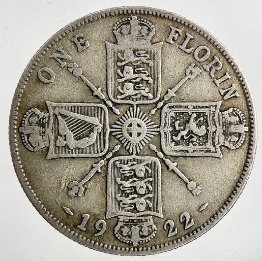 1922 George V Florin Silver Coin | Fine Collectable Grade