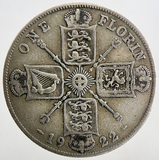 1922 George V Florin Silver Coin | Fine Collectable Grade