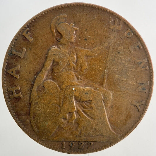 1922 George V Half-Penny Coin | Collectable Grade