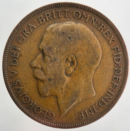 1922 George V One Penny Coin | Fine Collectable Grade