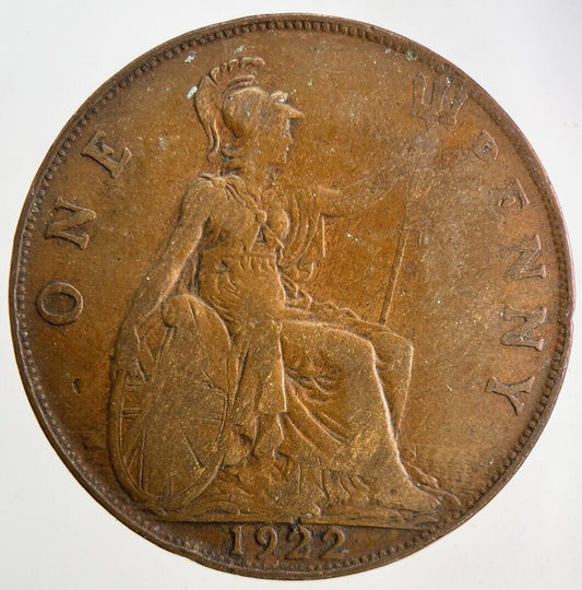 1922 George V One Penny Coin | Collectable Grade