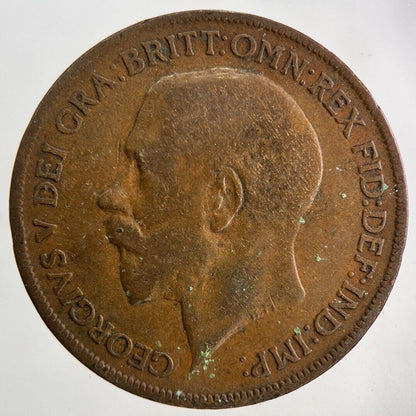 1922 George V One Penny Coin | Collectable Grade