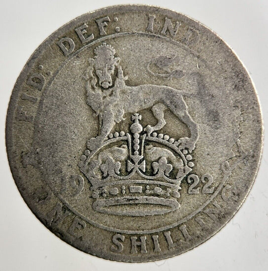 1922 George V Shilling Silver Coin | Collectable Grade