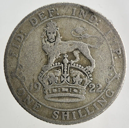 1922 George V Shilling Silver Coin | Collectable Grade