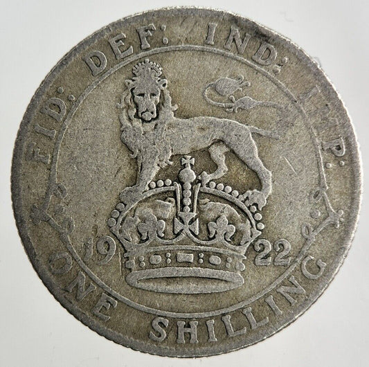 1922 George V Shilling Silver Coin | Collectable Grade