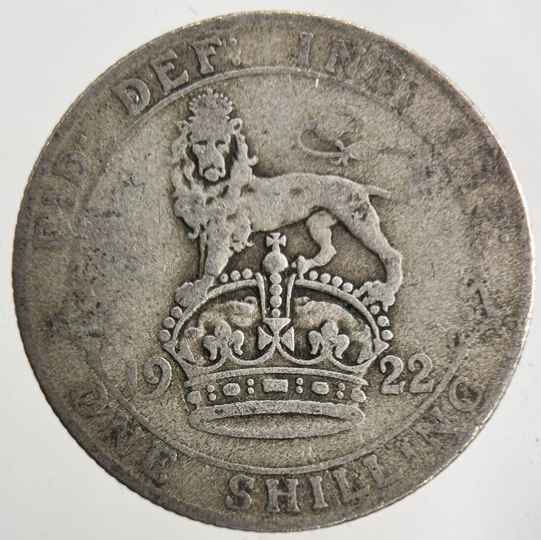 1922 George V Shilling Silver Coin | Collectable Grade