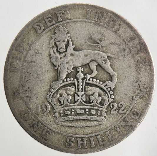 1922 George V Shilling Silver Coin | Collectable Grade