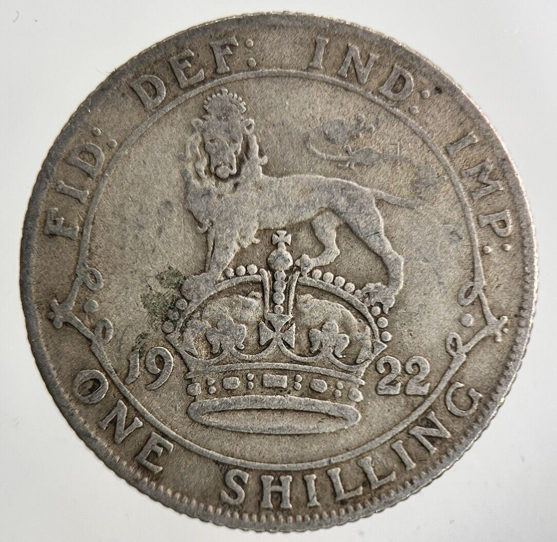 1922 George V Shilling Silver Coin | Collectable Grade