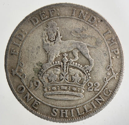 1922 George V Shilling Silver Coin | Collectable Grade