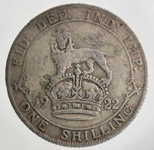 1922 George V Shilling Silver Coin | Collectable Grade