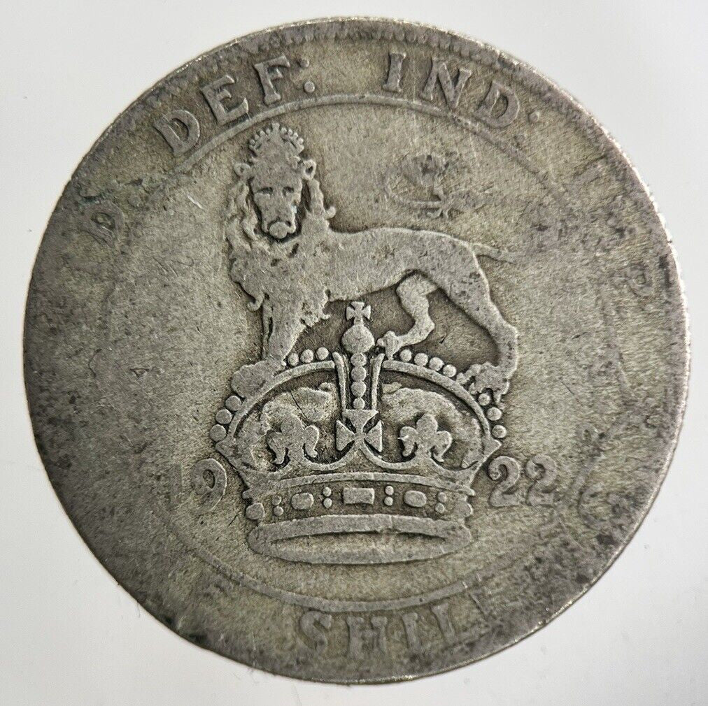 1922 George V Shilling Silver Coin | Collectable Grade