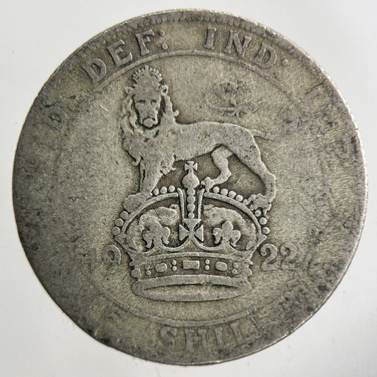 1922 George V Shilling Silver Coin | Collectable Grade