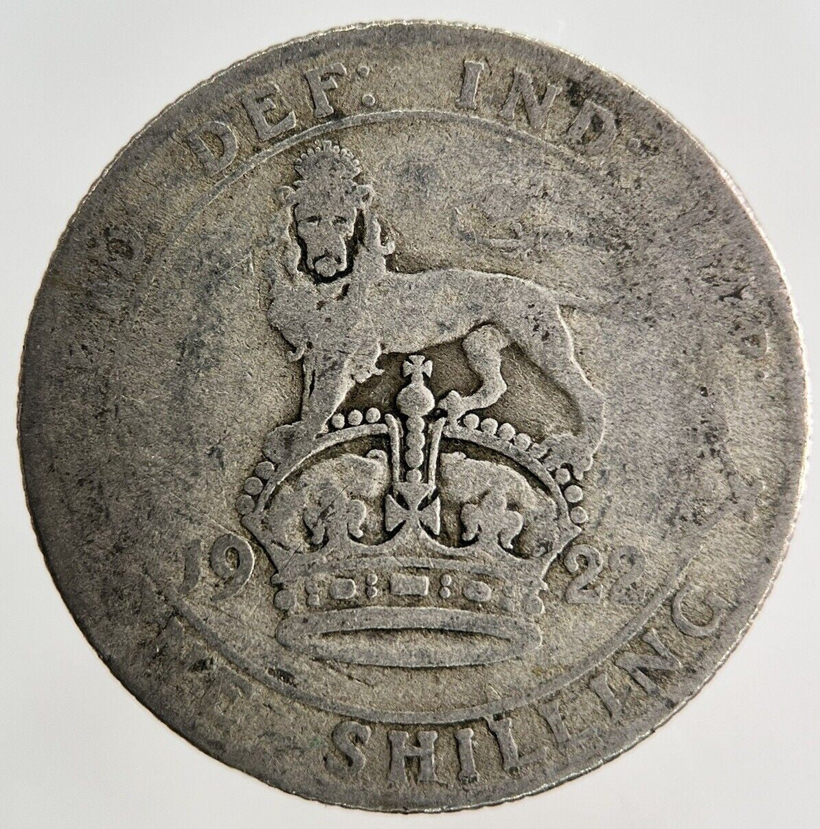 1922 George V Shilling Silver Coin | Collectable Grade