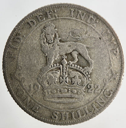 1922 George V Shilling Silver Coin | Collectable Grade