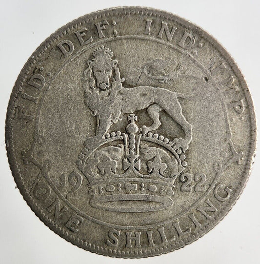 1922 George V Shilling Silver Coin | Collectable Grade