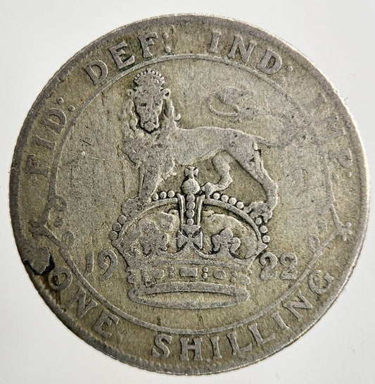 1922 George V Shilling Silver Coin | Collectable Grade
