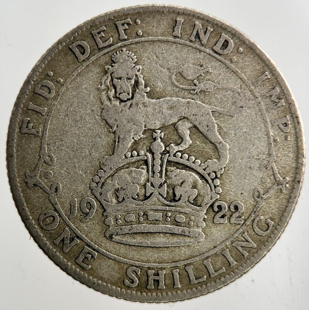 1922 George V Shilling Silver Coin | Collectable Grade