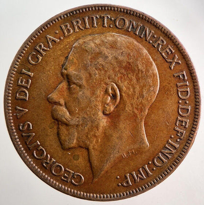1922 George V One Penny Coin | Very High Grade