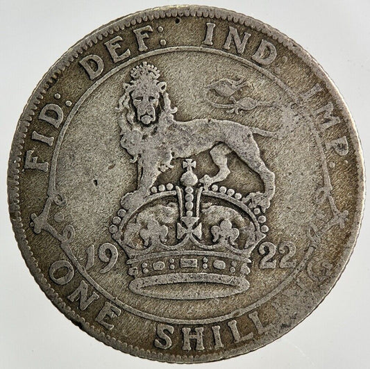 1922 George V Shilling Silver Coin | Collectable Grade