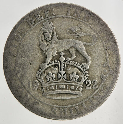 1922 George V One Shilling Silver Coin | Collectable Grade