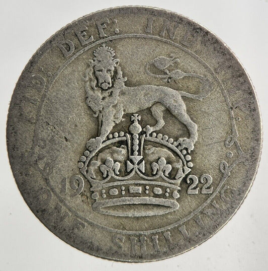 1922 George V One Shilling Silver Coin | Collectable Grade