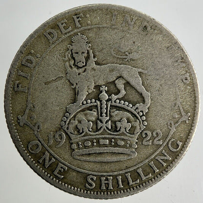 1922 George V Shilling Silver Coin | Collectable Grade